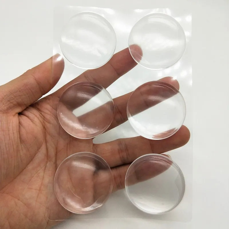 Transparent Silicone Wall Protectors (6pcs)