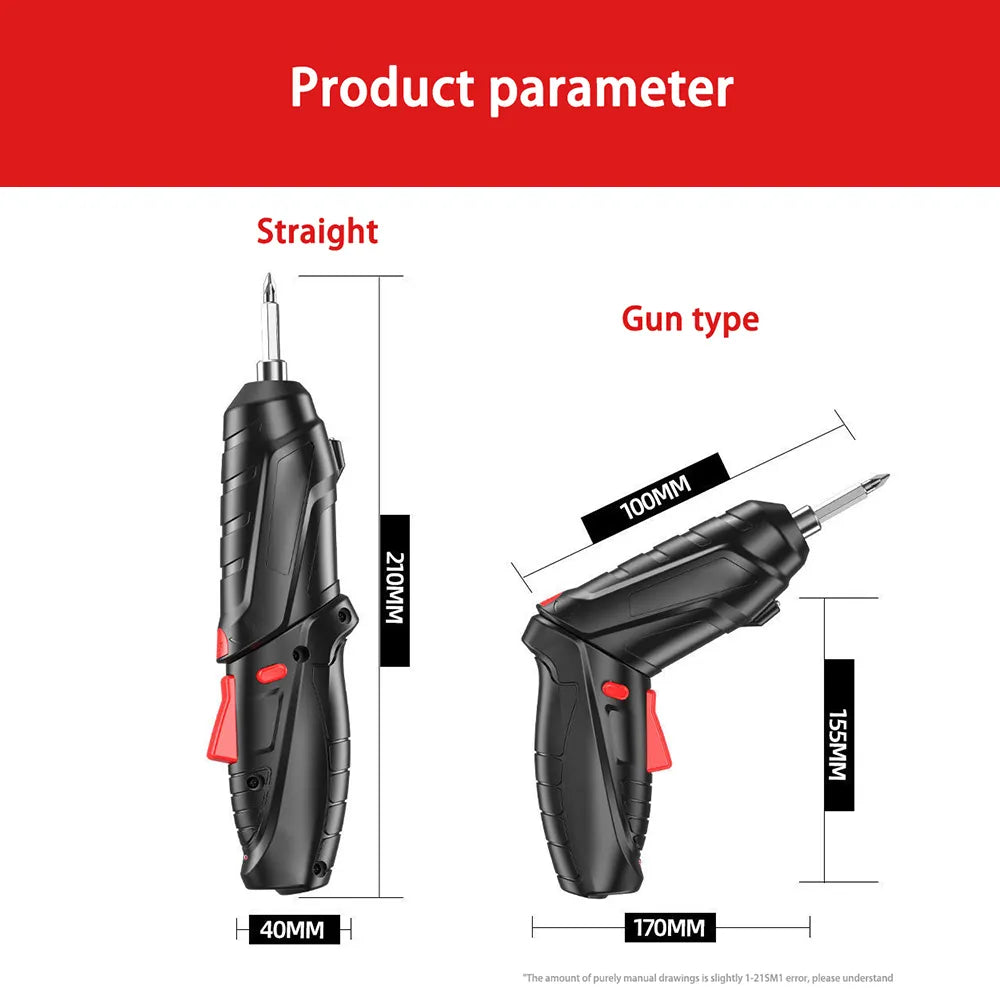 Jacklife Rechargeable Cordless Electric Screwdriver