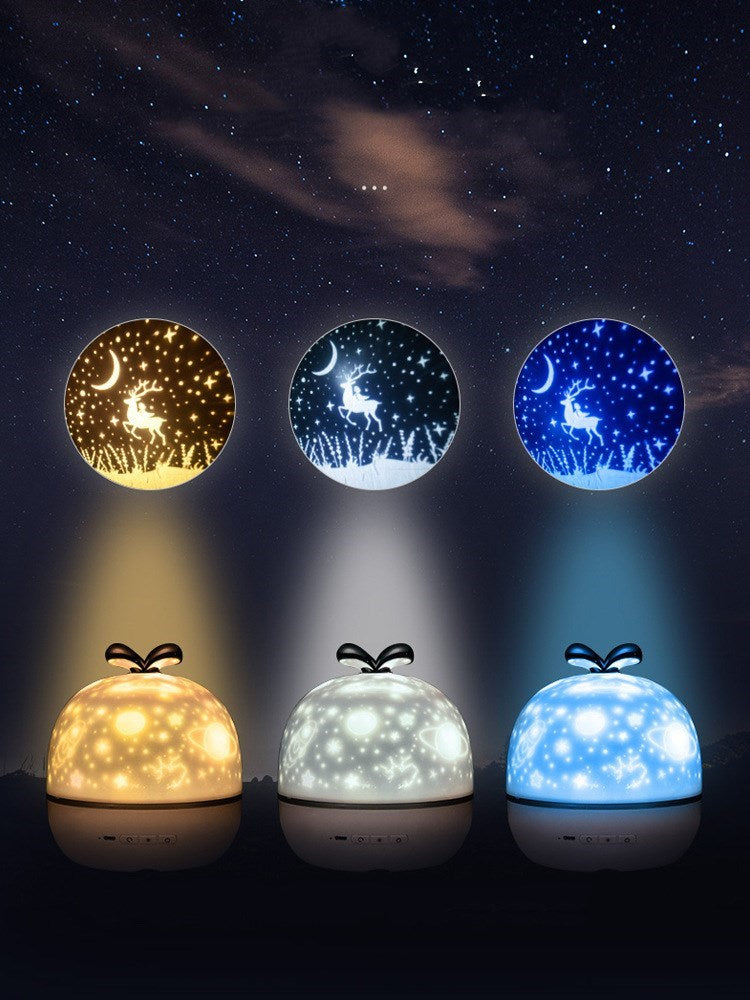 Night Light Projector Bluetooth Speaker