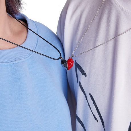 Magnetic Heart Duo Necklace