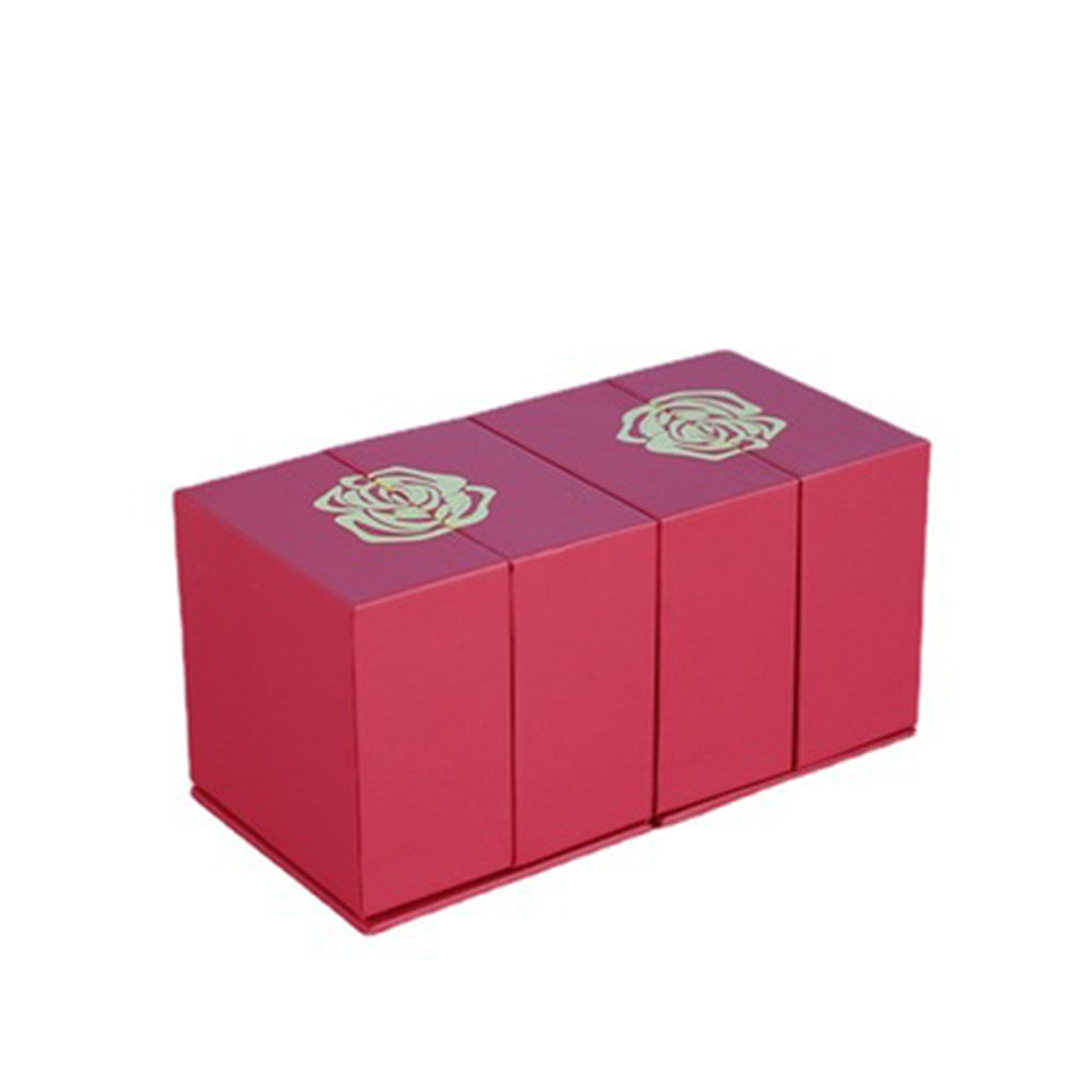 Metal Rose Jewelry Box Set