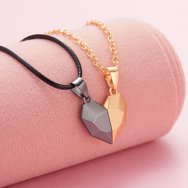 Magnetic Heart Duo Necklace