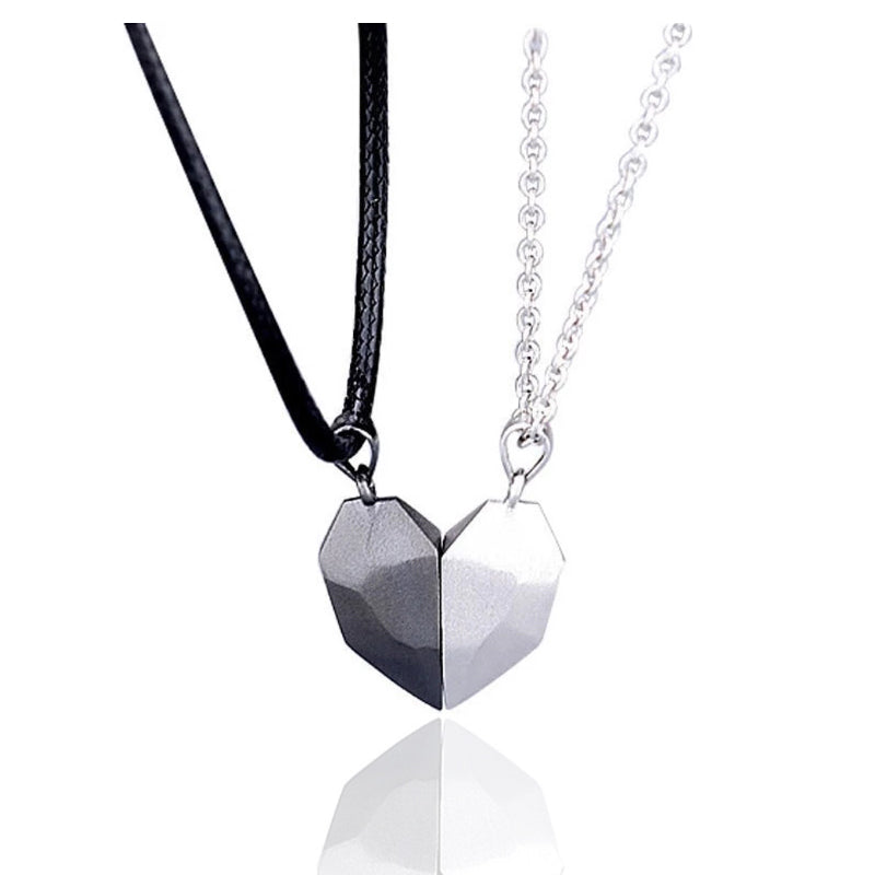 Magnetic Heart Duo Necklace