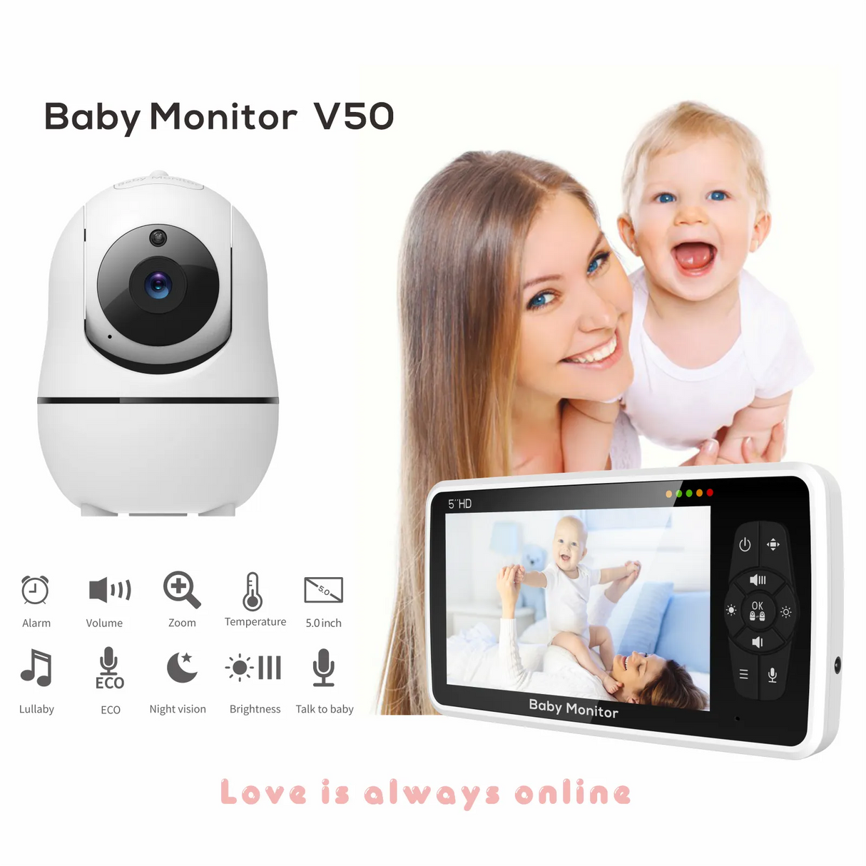 Baby Video Monitor 1000ft Range