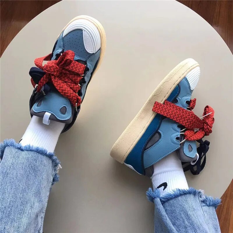 Unisex Casual Lace-up Sneakers