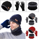 Cozy Winter Hat, Scarf & Gloves Set (3pcs)