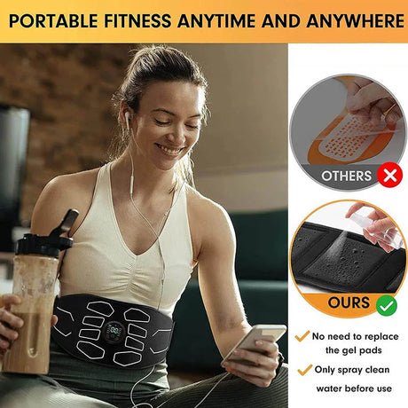 ABS Muscle Stimulator & Waist Trimmer