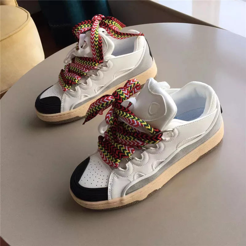 Unisex Casual Lace-up Sneakers