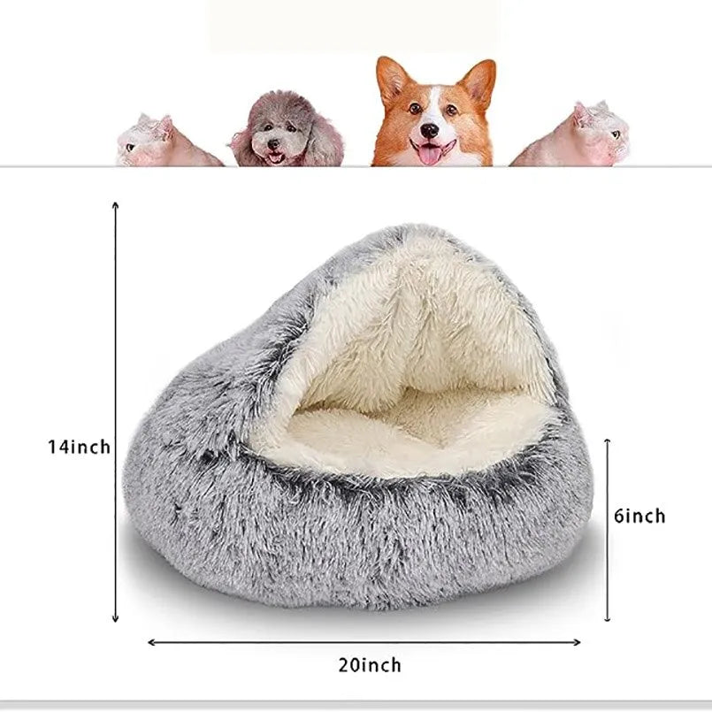 Cozy 2-in-1 Pet Sleeping Bag