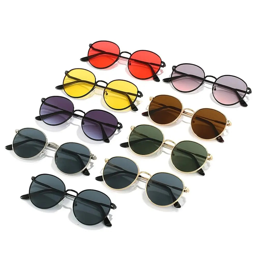 Unisex Vintage Round Sunglasses