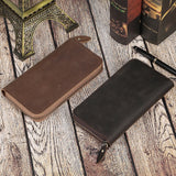 Genuine Leather Long Wallet for Men