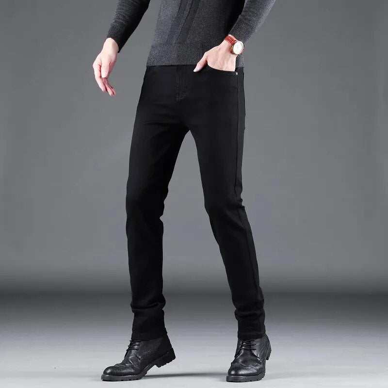 Classic Black Jeans for Men