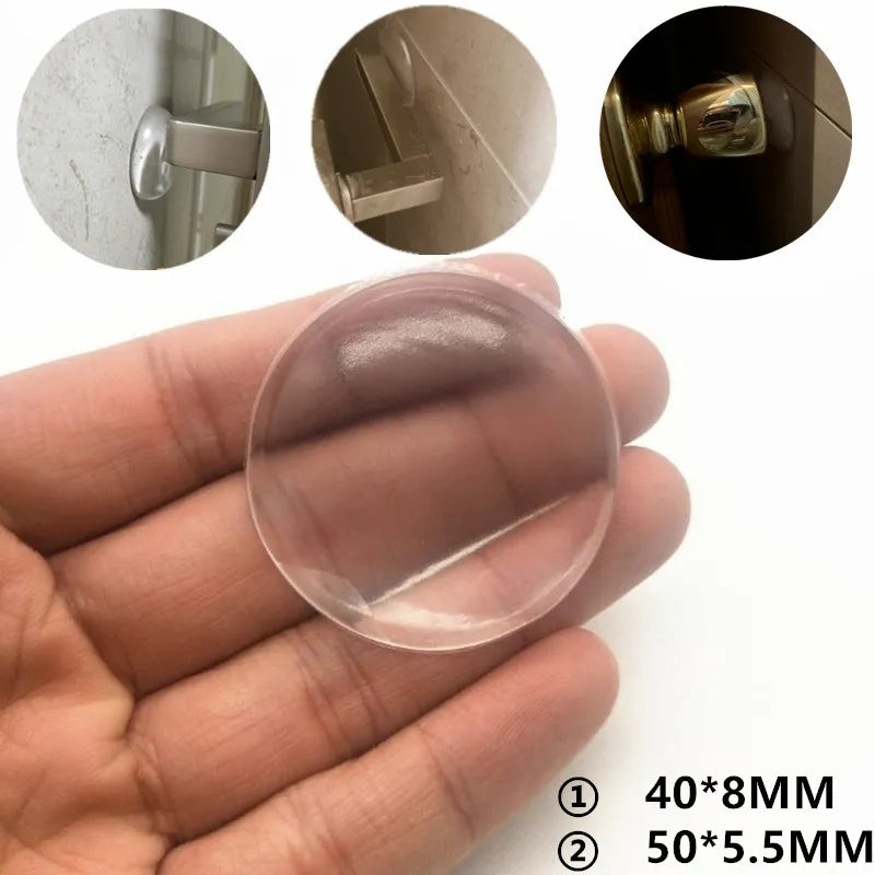 Transparent Silicone Wall Protectors (6pcs)