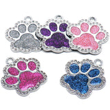 Glitter Paw Personalized Pet ID Tags