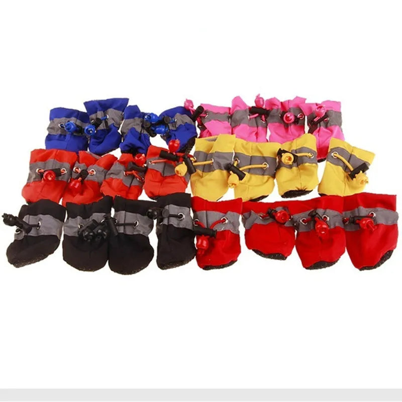 Waterproof Pet Dog Shoes Set (4pcs)