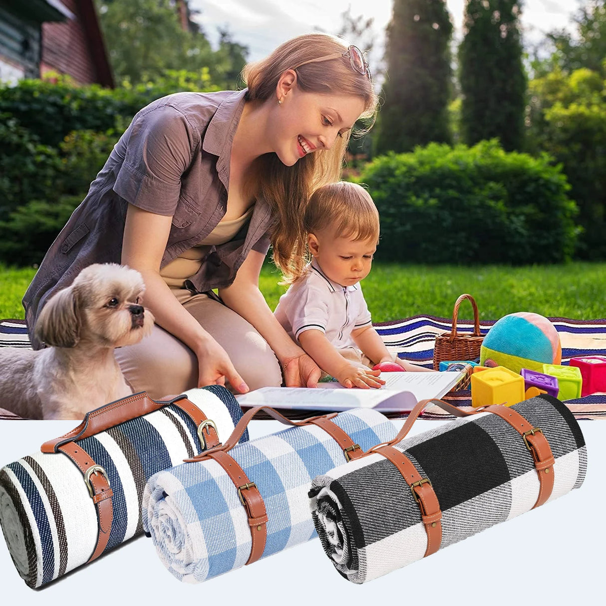 Extra Large Picnic Waterproof Foldable Blanket