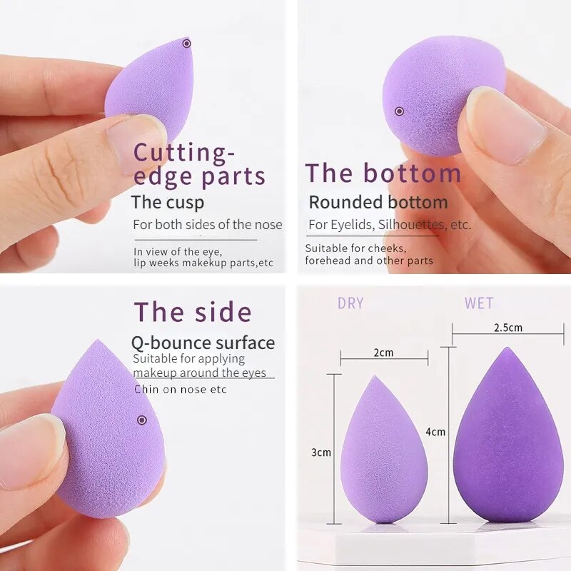 Mini Makeup Sponge Set (8pcs)