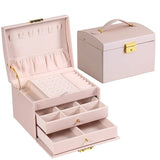 Multi-Layer Leather Jewelry Box