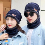 Cozy Winter Hat, Scarf & Gloves Set (3pcs)