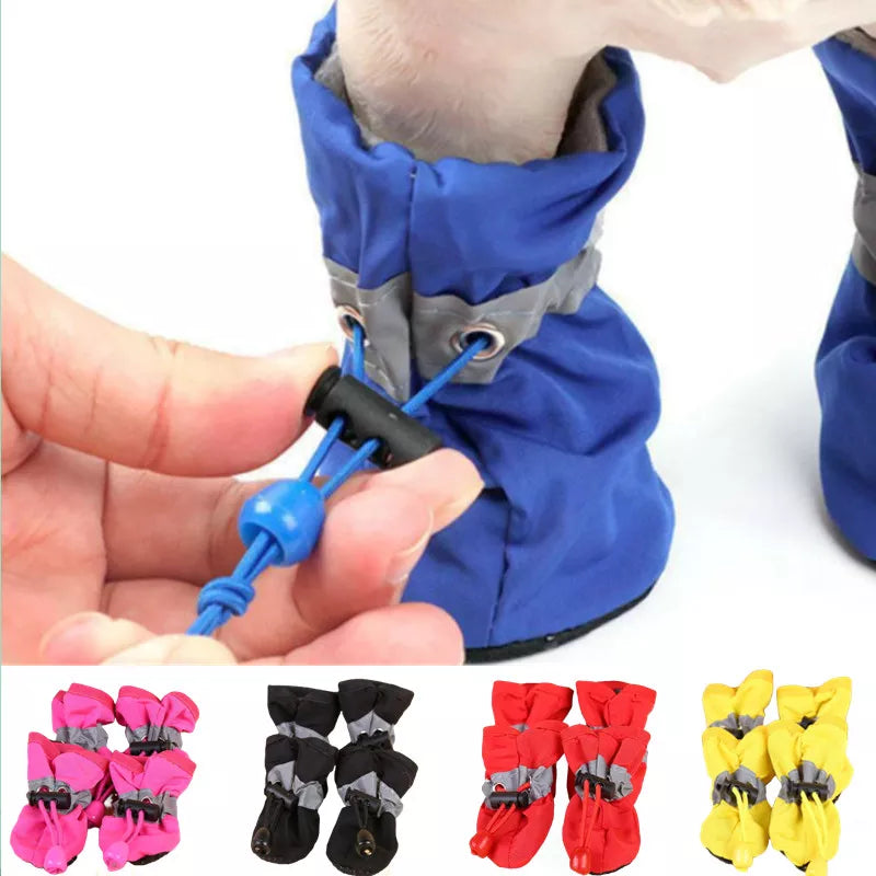 Waterproof Pet Dog Shoes Set (4pcs)