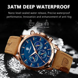 POEDAGAR Luxury Men's Quartz Watch