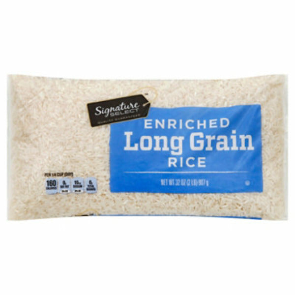 Signature SELECT Rice, Enriched, Long Grain