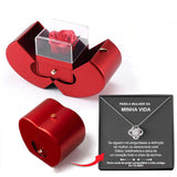 Chic Rose Apple Jewelry Box