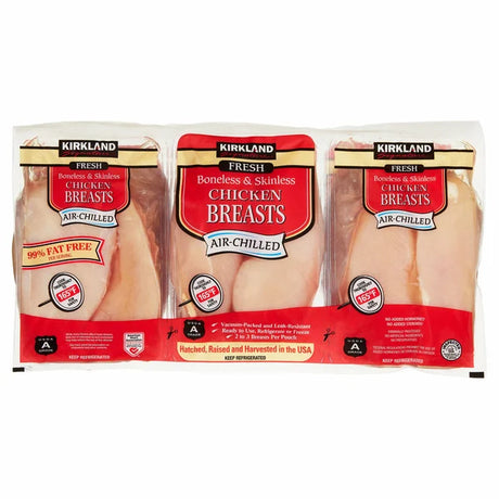 Kirkland Signature "Air-Chilled" Fresh Boneless Skinless Chicken Breasts