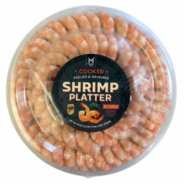 Member's Mark Cooked Peeled & Deveined Shrimp Platter